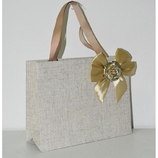 Custom Handmade with flower Print Laminated With Jute And With Your Own Logo And