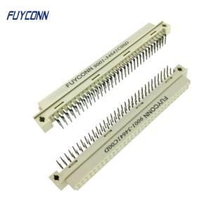 Female DIN 41612 Connector 2 Rows 64 Pin Right Angle Euro card Connector