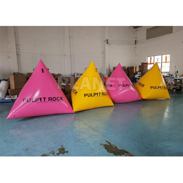 Quality Race Mark Advertising Inflatable Triathlon Buoy Triangular Shape Inflatable Buoys Inflatable Water Buoy wholesale
