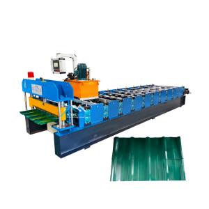 China Advanced 0.3-0.8mm Roofing Sheet Manufacturing Machine High Speed on sale