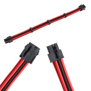 China Hot Sale Power Supply ATX Braided Nylon  Sleeved extension Cable 18AWG on sale
