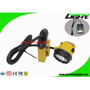 High Security LED Mining Light Cap Lamp 25000 Lux With 10.4Ah SAMSUNG Battery