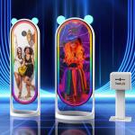 Digital Automatic Smart Mirror Surface Touch Screen Photobooth With HD Camera