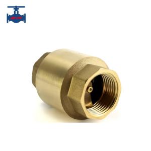 Cheap Female Threaded Lift Type Check Valve Brass For Vertical Pipeline for sale