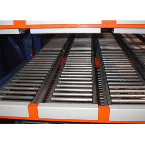 Full Metal Gravity High Density Pallet Racking System Rust Resistance RAL System