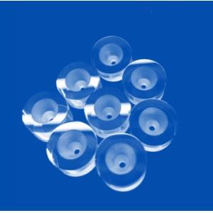 China Machining Quartz Glass Fused Quartz Customized Tapered Hole Glass Tube on sale