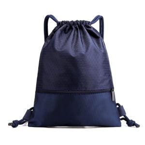 Custom Reusable Tropical Pull String Bag Drawstring Polyester School Bag For