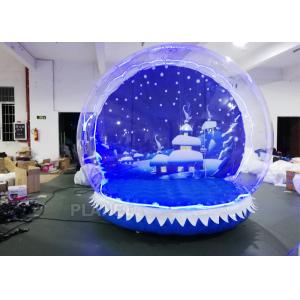 OEM Airblown Inflatable Snow Globe With Background Durable Serurity - Guarantee