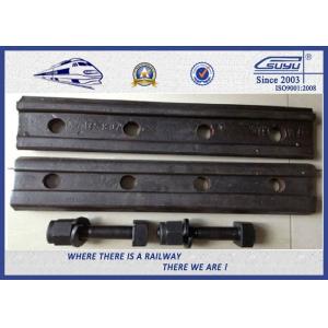 ASTM Steel Railway Fish Plate With Square Head Bolts And Nuts