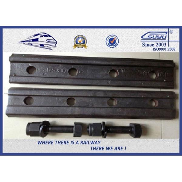 ASTM Steel Railway Fish Plate With Square Head Bolts And Nuts