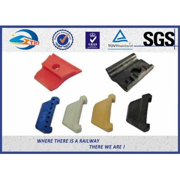 Quality PA66 Rail Nylon Insulator Plastic and Rubber Part for Railway Fastening System wholesale