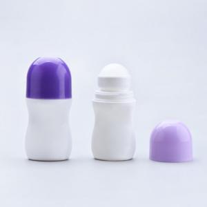 30ml Small Roller Ball Bottles Mini Deodorant Perfume WIth Purple Cap