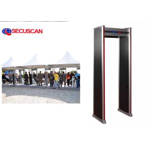 Security 6 Pinpoint zones Walk Through Metal Detector gate for Commercial