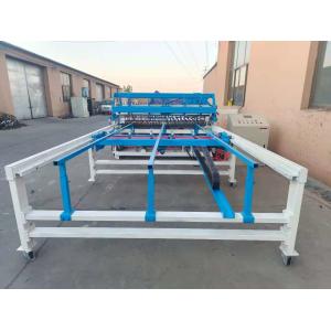 Pneumatic Hook Pull Mesh White Blue 2m Width Mesh Welding Machine