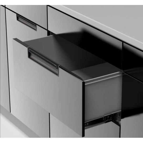 l Brown Leather Drawer Pull Office Desk Leather Knobs Drilling Install Hidden Leather Handle