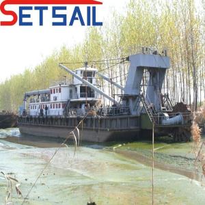 Customized Wheel Bucket Gravel Dredger with Hydraulic Spud and Control System