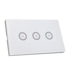 Smart Home Light Switch , Fireproof ABS Plastic Wifi Wall Switch Never Fade