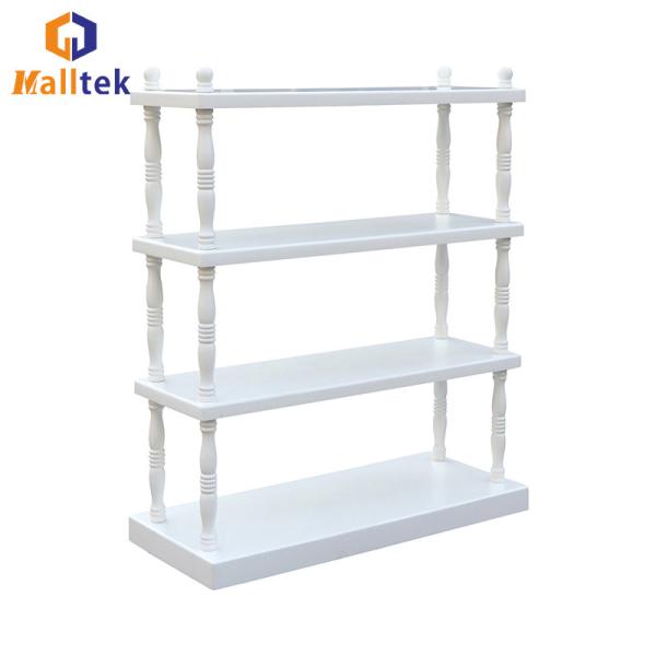 Quality 4 Layers Customized Wood / Metal Garment Hanger Rack For Cloth Display wholesale