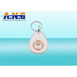 125kHz Transparent RFID Key Tag Low Frequency ID Card for Access Control
