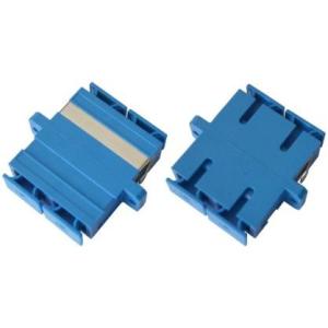 Blue Fiber Optical Audio Cable Adapter SC Duplex Coupler Singlemode For Local
