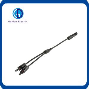 Waterproof IP67 Mc4 Cable Connector with DC/DC Interface Type Copper Terminal