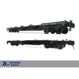 China 1520mm Gauge Railroad Container Cars Flat Wagon 78t Train Car 120Km/H on sale