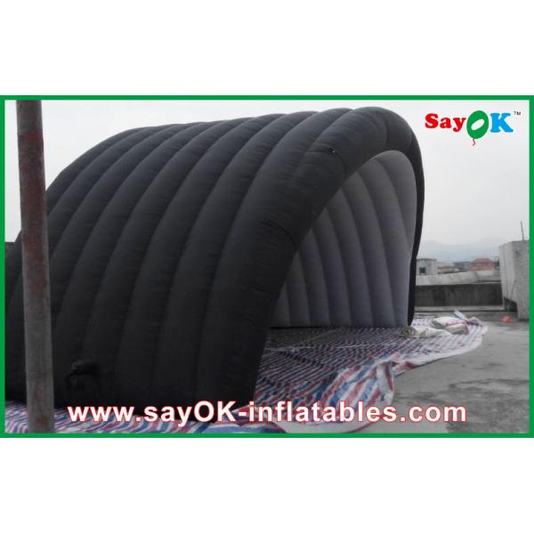 Black Waterproof Inflatable Air Tent With Oxford Cloth And PVC Coating For Ourdoor Inflatable Work Tent
