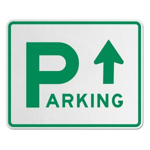 Directional Arrow Custom Reflective Sign Parking Lot Symbol Weatherproof