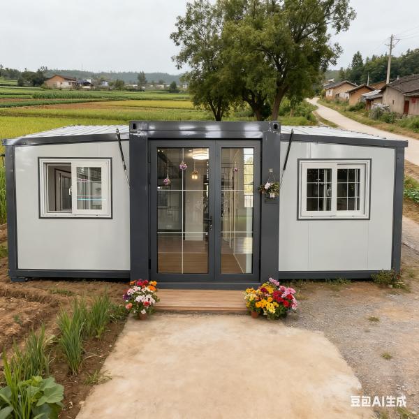 Quality 50-75 Mm EPS Sandwich Panel Wall And Roof Foldable 20ft Container with Galvanized Light Steel Frame Main Frame wholesale