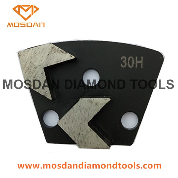 Arrow Segment for Concrete Floor Preparation