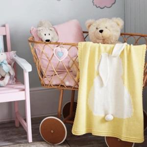 Customized Washable Soft Newborn Blanket 30x40in Sofa Knitted Cotton Blankets