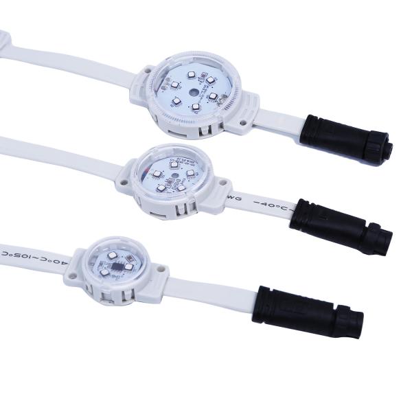 Quality Smart Programmable LED Dot Lights Smal Size 30mm 40mm Diameter LLT Twist Lock wholesale