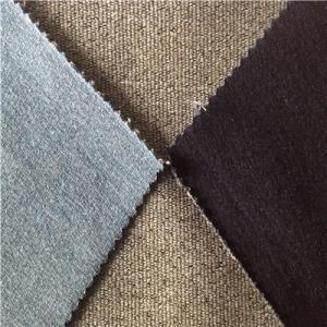 China indigo stretch french terry /knit denim for jeans on sale