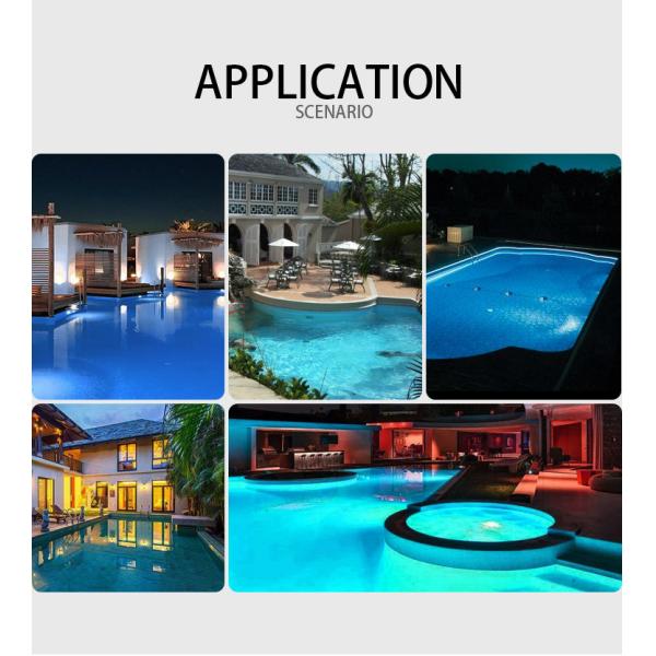 PAR56 Acrylic Swimming Pool Light 18W High Voltage GX16D Base PC Cover