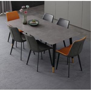 130cmx80cmx77cm Luxury Marble Dining Table , Dining Table Design With Marble Top