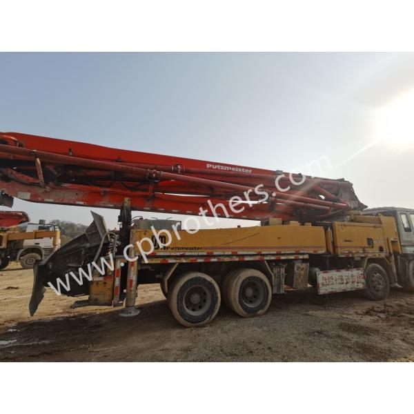 SG5366THB M46 Cylinder Type 2013 Putzmeister 46m Second Hand Concrete Pump Truck Pump