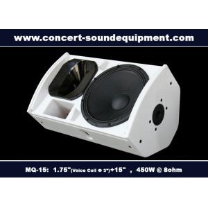 China Conference Room Audio Systems , 1.75 + 15 Plywood 450W Full Range Speaker For Installation on sale