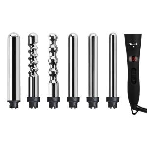 OEM ODM 6 In 1 Curling Wand Set Instant Heating Up CB ROHS CETL Certificate