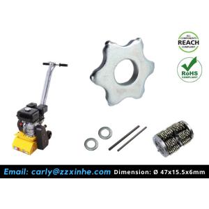 Cheap Concrete Scarifier Scabbler Floor Planner Sase Sc10e Sc12e Six Star Tungsten Carbide Milling Cutters for sale