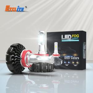 8000Lumen Fanless LED Headlight Bulb , H9 Atv Off Road Lighting 12V