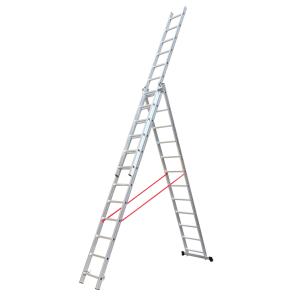 En131 10.58m 3x15 Multipurpose Aluminium Foldable Ladder