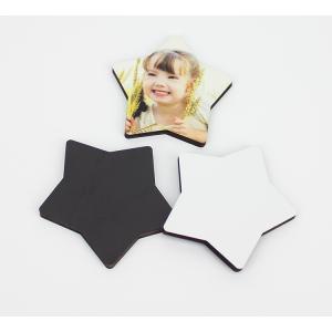 Top Rated Star Shape 60x57mm Sublimation Blank Refrigerator Stickers for