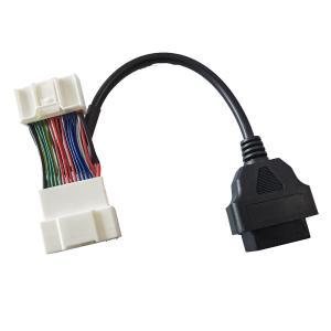 Stable 30cm OBD2 Scanner Cable For Car 26 Pin PVC PE Material