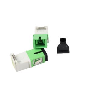 Indoor/Outdoor Fiber Optic Adapter with Customized Length and UPC Polish Methold