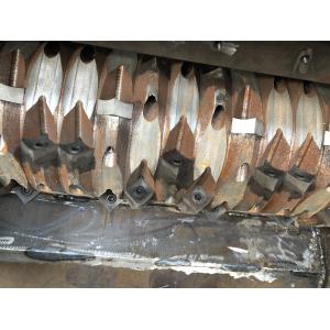 Woven Bag Single Shaft Shredder Double Roller Crusher Hydralic Pushing System