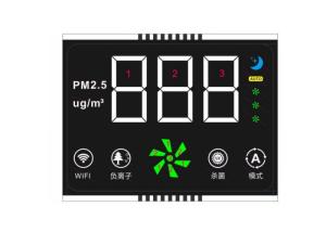 Cheap 7 Segment LCD Display / Square LCD Module VA Negative LCD For Termostato Controller for sale