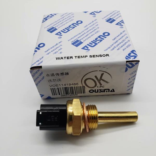 OUSIMA VOE11419486 Water Temperature Sensor For Excavator EC480DL Diesel Engine