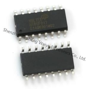 Cheap HT66F017 CPU core RISC 2KB FLASH 128byte GPIO 14ADC 12bit for sale