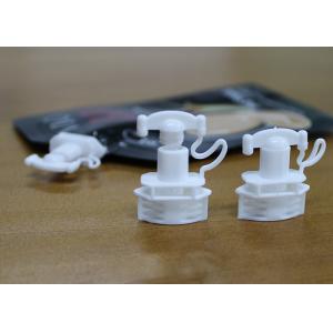 White Twist Off Spout Cap Flip Top Spout For Clay Mask Pack Sachet