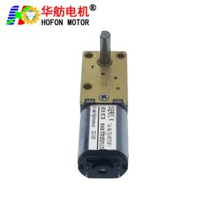 Hofon Motor 12mm large torque with Self-locking function DC Worm Gear Motor for